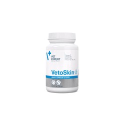 Supliment pentru tratarea afectiunilor dermatologice, la caini si pisici, talie mica, VetoSkin Twist OFF, VetExpert, 60 capsule Supliment pentru tratarea afectiunilor dermatologice, la caini si pisici, talie mica, VetoSkin Twist OFF, VetExpert, 60 capsule