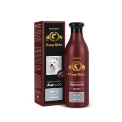Sampon CHAMP RICHER pentru CAINI cu BLANA ALBA, 250 ml Sampon CHAMP RICHER pentru CAINI cu BLANA ALBA, 250 ml