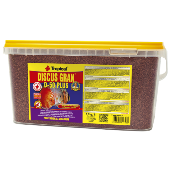 DISCUS GRAN D-50 PLUS Tropical Fish, 10L/ 4.4 KG