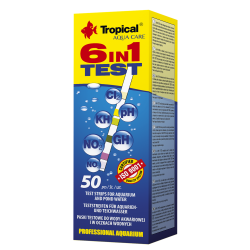 TEST STRIPS 6 in 1 Tropical Fish