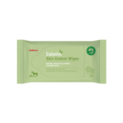 Servetele igienice degresante, cu proprietati de uscare si albire, CUTANIA Skin Control Wipes, VetNova, 24 servetele