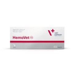 Tratament pentru simptome de anemie, HemoVET, Vet Expert, 60 tablete Tratament pentru simptome de anemie, HemoVET, Vet Expert, 60 tablete