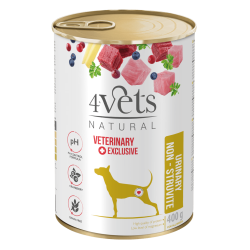 Dieta veterinara pentru caini cu afectiuni ale tractului instestinal, 4VetS Urinary Non-Struvite, 400 g