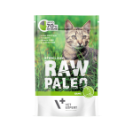 Hrana umeda pentru pisici, RAW PALEO CAT, STERILISED, carne de vanat, 100 g