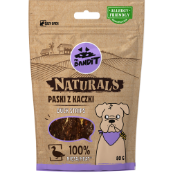 Recompense pentru caini Mr. Bandit Natural, rata, 80g