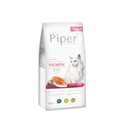 Hrana uscata pentru pisici sterilizate Piper Adult, carne de somon, 3kg Hrana uscata pentru pisici sterilizate Piper Adult, carne de somon, 3kg