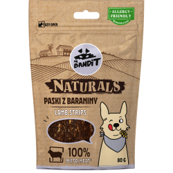 Recompense pentru caini Mr. Bandit, miel, 80g