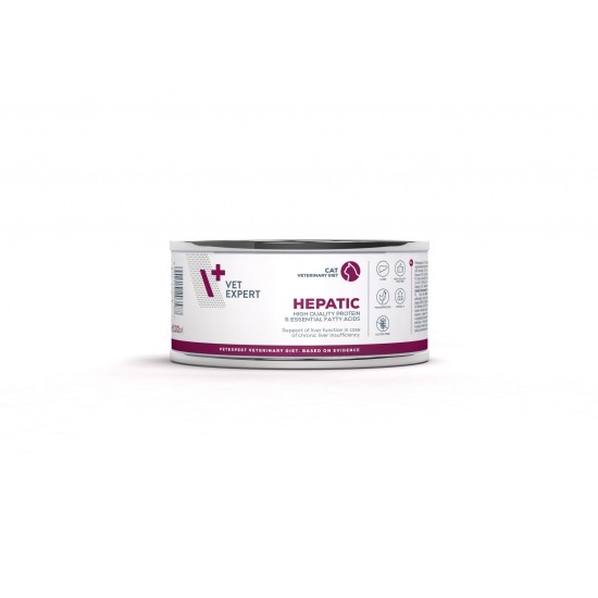 4T Dieta Veterinara pisici Hepatic CAT, VetExpert, conserva, 100g 4T Dieta Veterinara pisici Hepatic CAT, VetExpert, conserva, 100g