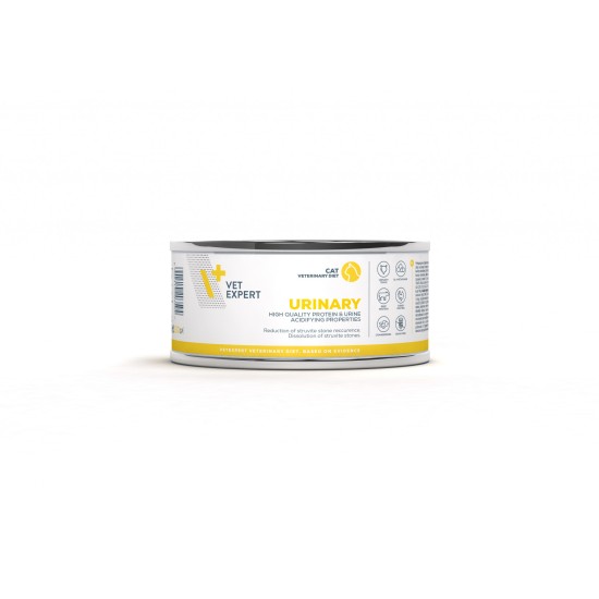 4T Dieta Veterinara pisici Urinary Cat, VetExpert, conserva, 100g