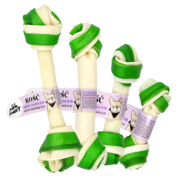 Recompense pentru caini Mr. Bandit, os inodat, 25cm, verde