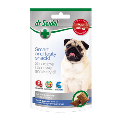Gustare pentru caini cu continut scazut de calorii, Dr. Seidel, 90g Gustare pentru caini cu continut scazut de calorii, Dr. Seidel, 90g