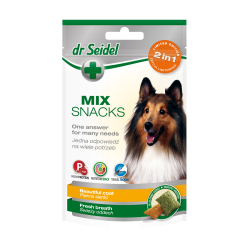 MIX Recompense Blana frumoasa & Respiratie proaspata pentru caini, Dr. Seidel, 90g MIX Recompense Blana frumoasa & Respiratie proaspata pentru caini, Dr. Seidel, 90g