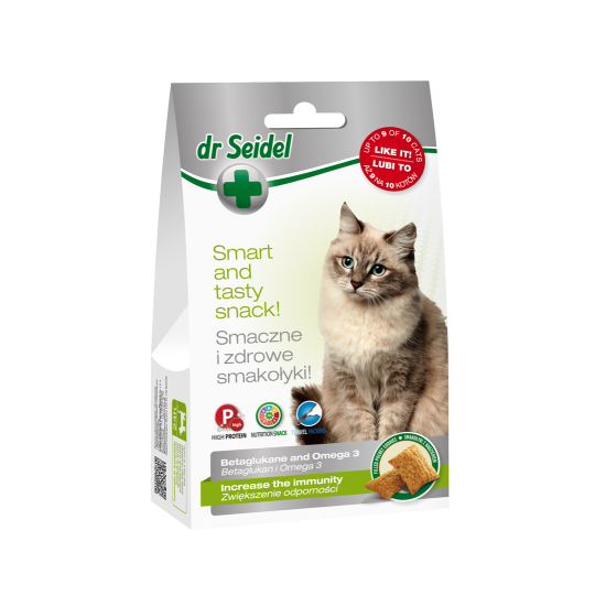 Recompense pentru cresterea imunitatii, pisici, Dr. Seidel, 50g