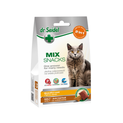 MIX Recompense Blana frumoasa & Malt (ghem de blana), pisica, Dr. Seidel, 50g MIX Recompense Blana frumoasa & Malt (ghem de blana), pisica, Dr. Seidel, 50g