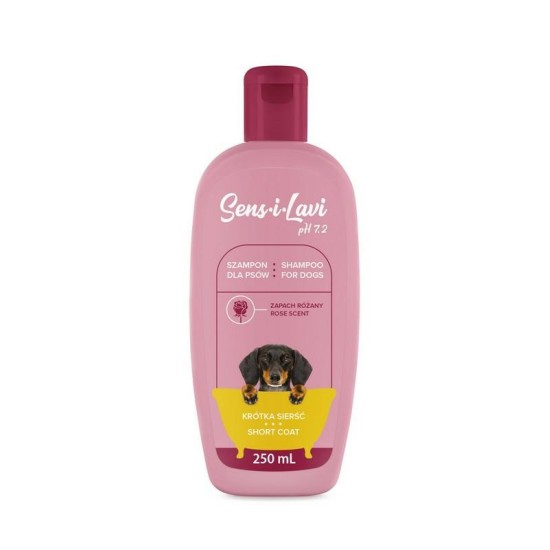 Sampon pentru caini cu blana scurta, SENS-I-LAVI, 250 ml