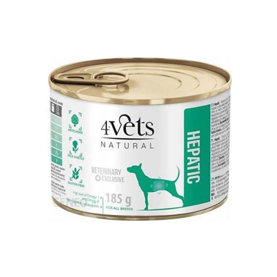 Dieta veterinara pentru caini Care sufera de insuficienta hepatica si alte boli ale ficatului 4VetS Hepatic Support, 185 g Dieta veterinara pentru caini Care sufera de insuficienta hepatica si alte boli ale ficatului 4VetS Hepatic Support, 185 g