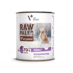 Hrana umeda pentru caini, adult, RAW PALEO, rata, 400 g Hrana umeda pentru caini, adult, RAW PALEO, rata, 400 g