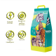 ASTERNUT PENTRU PISICI SI ANIMALE MICI DIN LEMN DE MOLID 100% PUR CoolPet ORIGINAL PELET, 10L/5KG