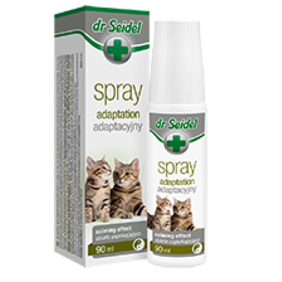 Spray pentru sprijin comportamental in caz de stres si anxietate la pisici, Dr. Seidel, 90ml