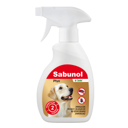 Soluție pentru câini, împotriva puricilor și căpușelor, SABUNOL DOG, LICHID 250 ML Soluție pentru câini, împotriva puricilor și căpușelor, SABUNOL DOG, LICHID 250 ML