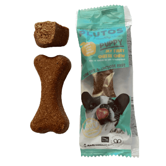 Os presat pentru caini, PLUTO BONE JUNIOR, branza, mar, krill, M