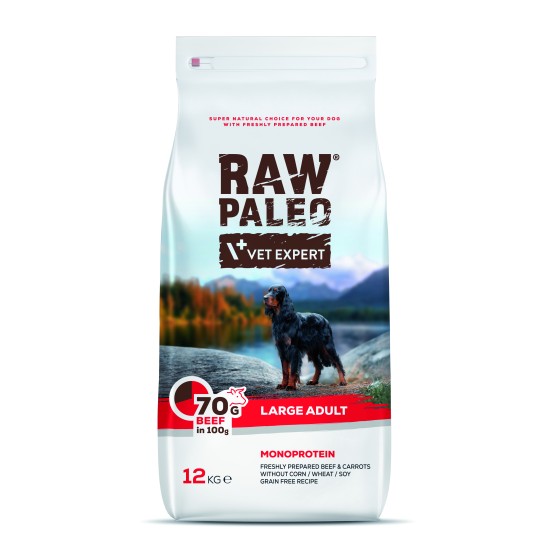 Hrana uscata, RAW PALEO VITA, adult, rase mari, 12 kg Hrana uscata, RAW PALEO VITA, adult, rase mari, 12 kg