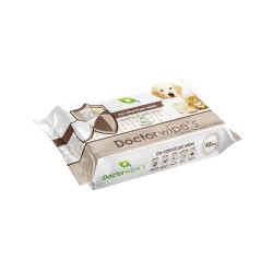 Servetele Umede cu clorhexidina pentru Caini si Pisici 48 bucati/set. DOCTOR WIPES