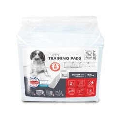 Covorase absorbante de antrenament M-PETS All Day pentru catei, 60 x 60 cm, 25 buc