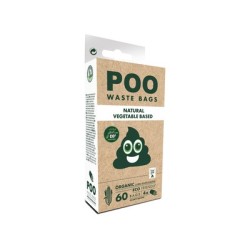 Pungi igienice POO BIO M-PETS, 60 buc
