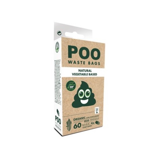 Pungi igienice POO BIO M-PETS, 60 buc Pungi igienice POO BIO M-PETS, 60 buc