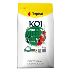 Hrana pentru pesti KOI, TROPICAL Fish, SPIRULINA, pellet S- 7KG