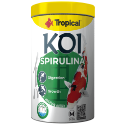 Hrana pentru pesti KOI, TROPICAL Fish, SPIRULINA, pellet M-320G