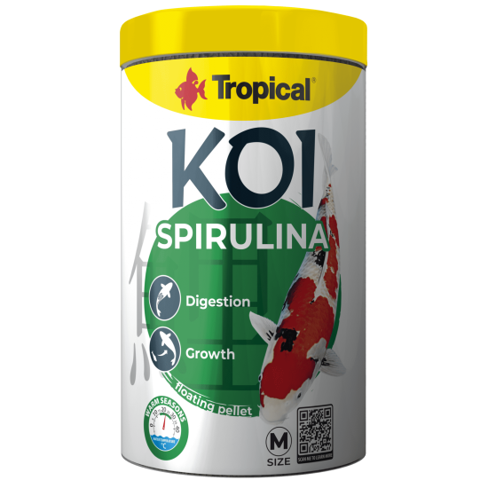 Hrana pentru pesti KOI, TROPICAL Fish, SPIRULINA, pellet M-320G Hrana pentru pesti KOI, TROPICAL Fish, SPIRULINA, pellet M-320G