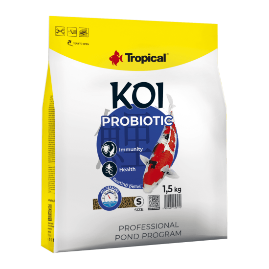TROPICAL-Fish-KOI PROBIOTIC pellet S- 1.5KG