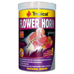 Aliment plutitor pentru ciclidele Flower Horn, junior, TROPICAL Fish-Flower, Pellet 250ML/95G