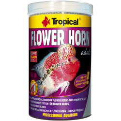 Aliment plutitor pentru ciclidele Flower Horn, adult, TROPICAL Fish-Flower, Pellet 1000ML/380G