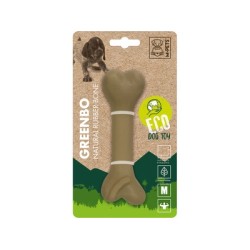 Os din cauciuc natural GREENBO M-PETS, M, 15 x 4.5 x 3.5 cm Os din cauciuc natural GREENBO M-PETS, M, 15 x 4.5 x 3.5 cm