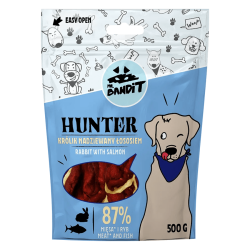 Recompense pentru caini Mr. Bandit HUNTER, iepure si peste, 500 g