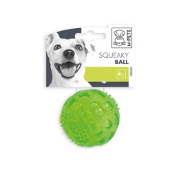 Minge pentru caini SQUEAKY M-PETS, verde, Ø 6.3 cm Minge pentru caini SQUEAKY M-PETS, verde, Ø 6.3 cm