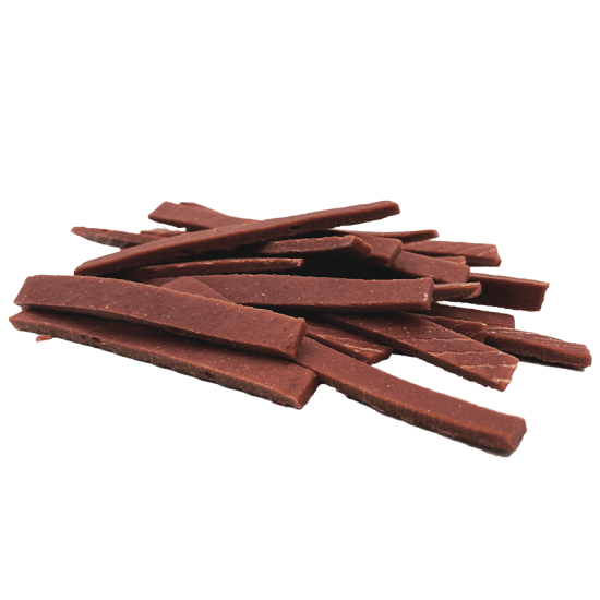 Recompense pentru caini Mr. Bandit STRIPS, miel, 500 g