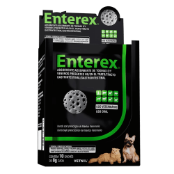 Absorbant al toxinelor și otrăvurilor prezente în tractul gastrointestinal, Enterex®, Vetnil, 10 PLICURI, 8G