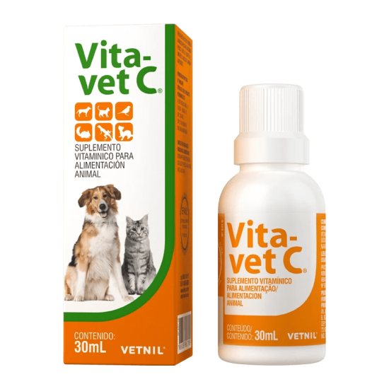 Supliment de vitamina C,  VITA-VET C, Vetnil, 30ML
