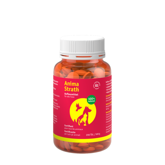 Nutraceutic natural pentru toate animalele Anima-Strath, 200 comprimate