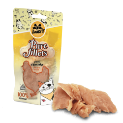 Recompense pentru pisici Mr. Bandit CAT Pure Fillets, piept de pui, 30 g Recompense pentru pisici Mr. Bandit CAT Pure Fillets, piept de pui, 30 g