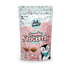 Recompense pentru pisici Mr. Bandit CAT Crunchy Pockets, ton si creveti, 40 g Recompense pentru pisici Mr. Bandit CAT Crunchy Pockets, ton si creveti, 40 g
