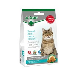 Snack pentru seniori, Dr. Seidel,  pentru pisici, 50 g