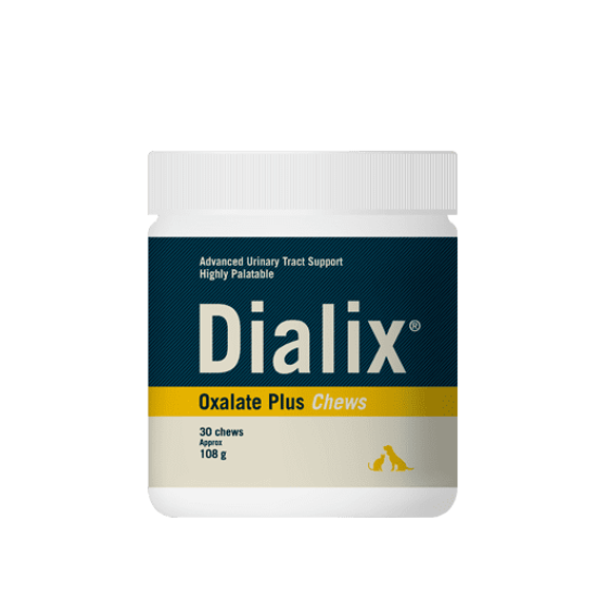 Supliment dietetic pentru gestionarea urolitilor de oxalat, cistina si urati, Dialix Oxalate Plus, Vetnova, 30 chews