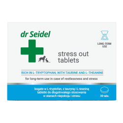 Tablete pentru utilizare pe termen lung in stari de anxietate si stres, Dr. Seidel STRESS OUT TABLETS, 10 tab Tablete pentru utilizare pe termen lung in stari de anxietate si stres, Dr. Seidel STRESS OUT TABLETS, 10 tab