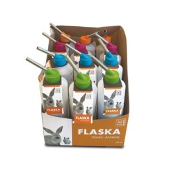 Display FLASKA SMALL ANIMALS M-PETS, 450ml, 12 buc
