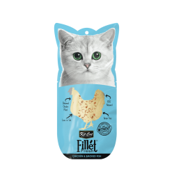 Recompense lichde pentru pisici Kit Cat Fillet Fresh, pui si peste afumat, 30g Recompense lichde pentru pisici Kit Cat Fillet Fresh, pui si peste afumat, 30g